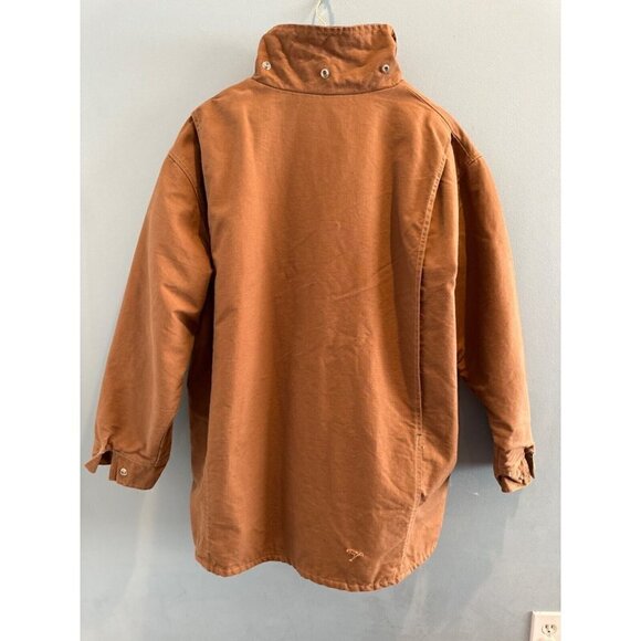 Bulwark FR Extreme Brown Duck Lineman Coat XXL Protective Apparel Made In CANADA - Picture 2 of 16